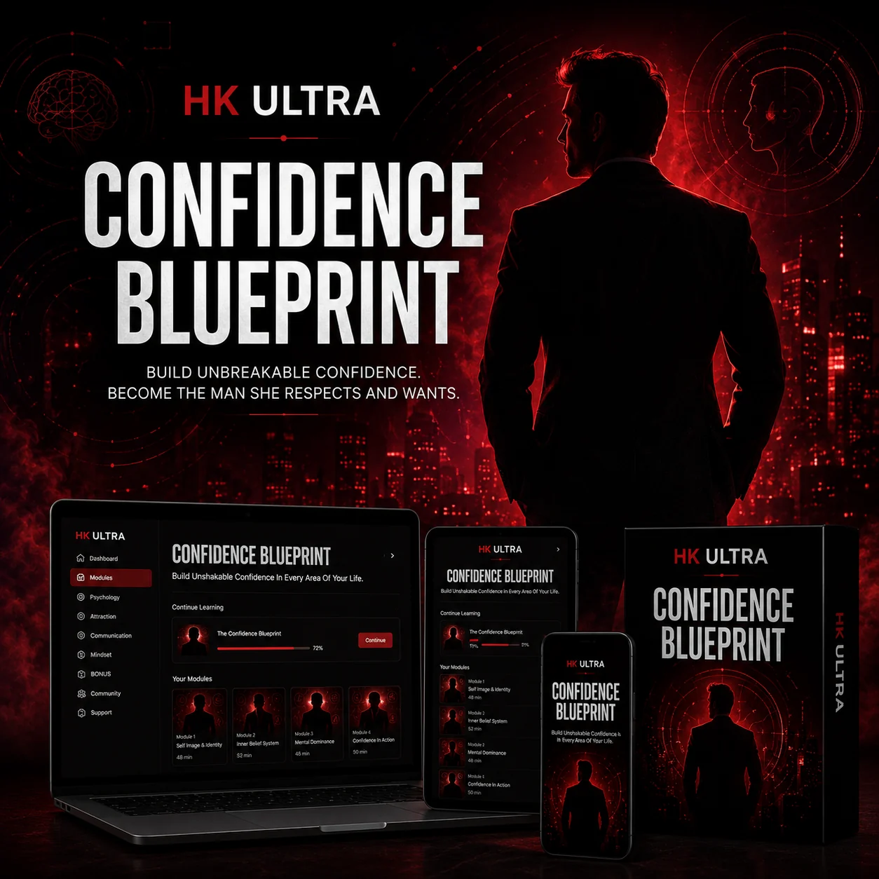 HK Ultra dating system confidence blueprint for men — dating system for men